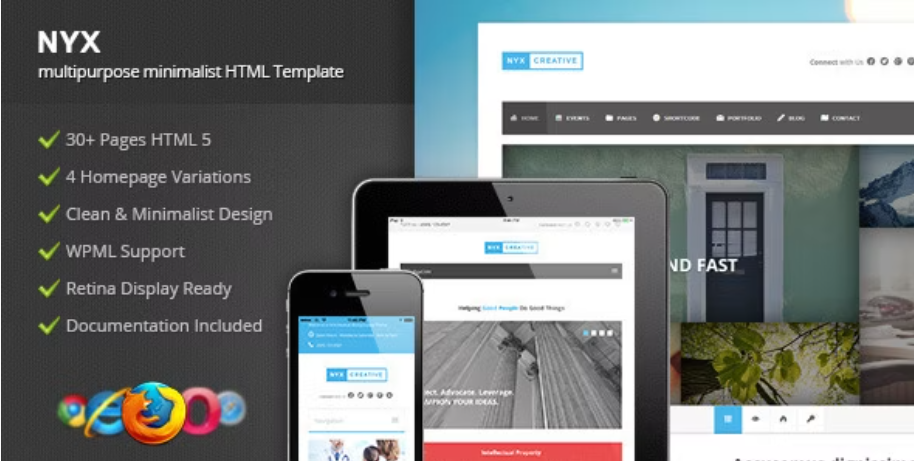 NYX - Multipurpose HTML Template