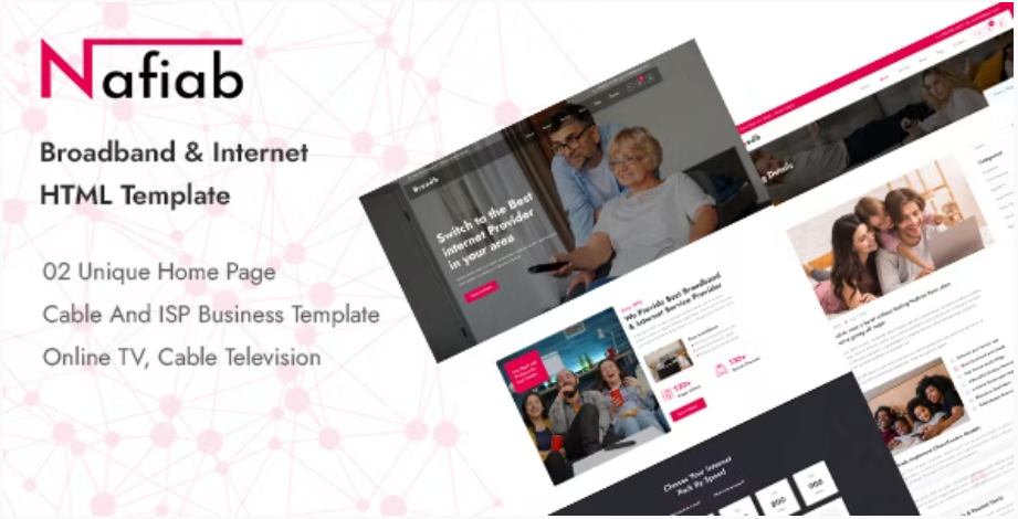 Nafiab - Broadband & Internet HTML Template
