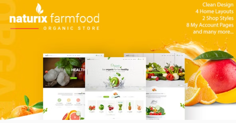 Naturix - Organic Fruit Vegetables Store HTML
