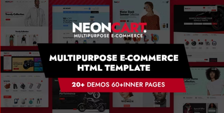 NeonCart - Multipurpose Ecommerce Shop Template