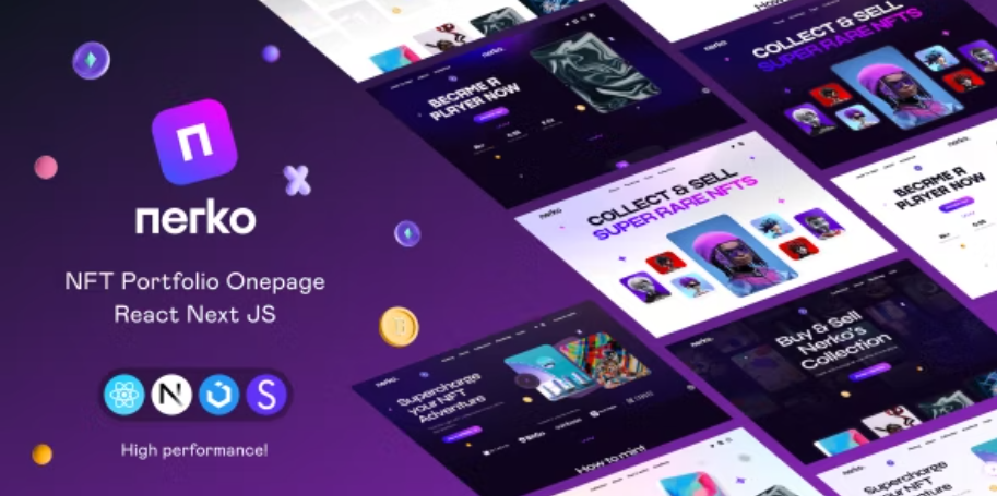 NFT Portfolio Landing Page