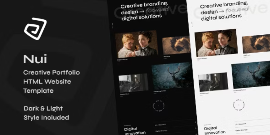 Nui - Creative Portfolio HTML Website Template