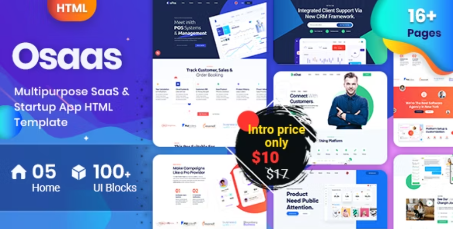 OSaaS - SaaS & Startup Agency Template
