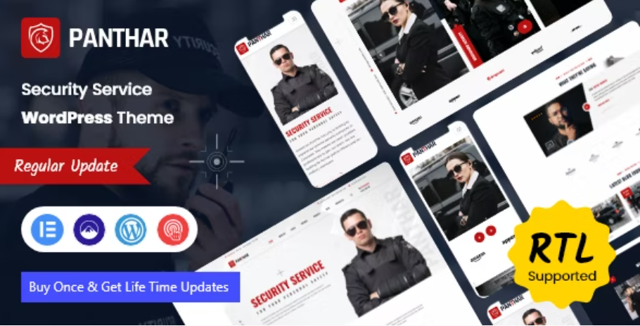 Panthar - Security Gaurd Service HTML Template