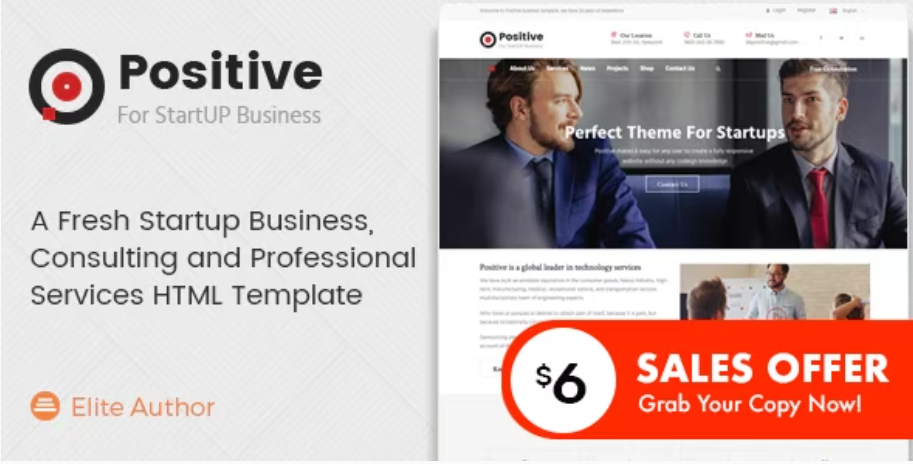 Positive - Business Consulting HTML Template