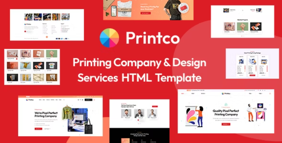 Printco - Printing Company & Service HTML Template