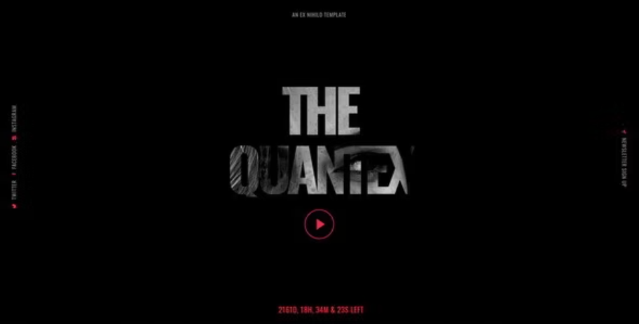 Quantex - Creative Coming Soon Template