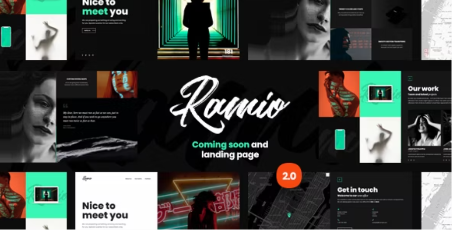 Ramio - Clean Coming Soon & Landing Page Template