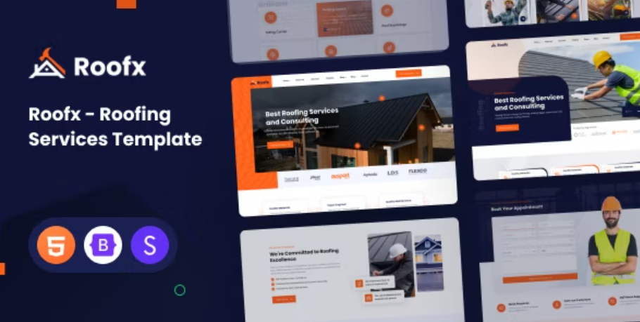 Roofx - Roofing Services HTML Template