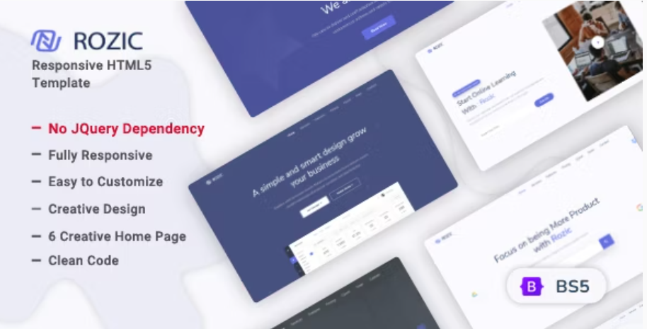 Rozic - Creative HTML5 Template