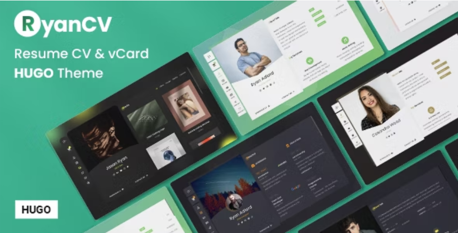 RyanCV - Personal Portfolio Resume Hugo Theme
