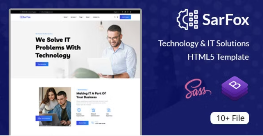 Sarfox - IT Solutions & Technology HTML Template