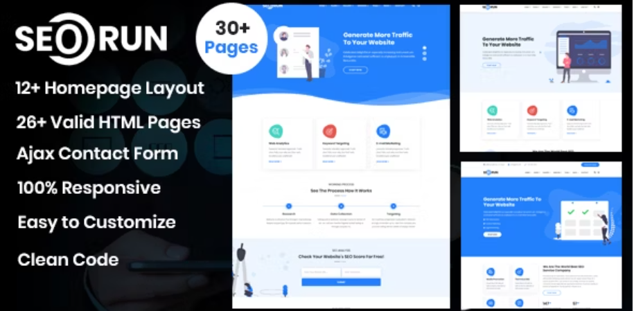 Seorun - SEO & Digital Marketing Agency Template