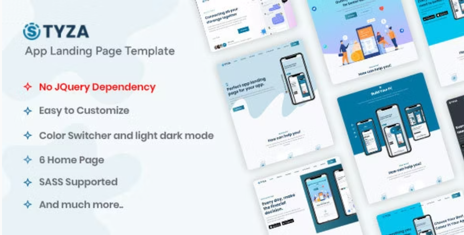 Styza - App Landing Page Template