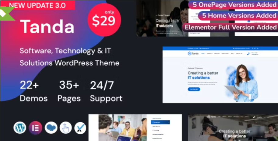 Tanda - Technology & IT Solutions Template