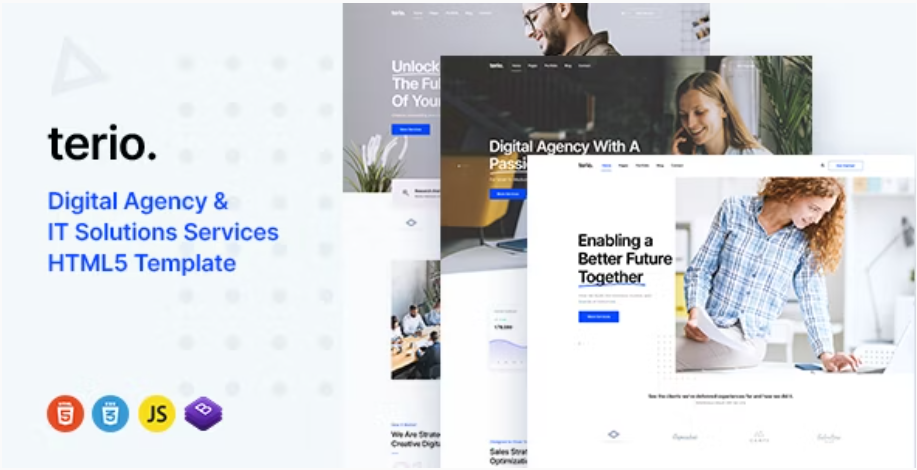 Terio - Digital Agency & IT Services Hugo Theme