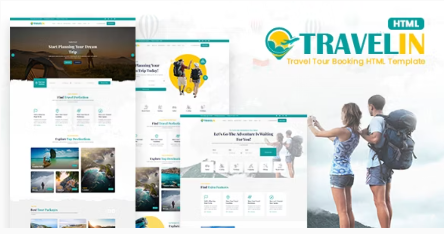 Travelin - Travel Tour Booking HTML Templates