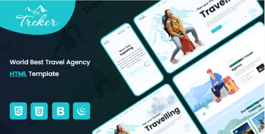 Treker - Tours and Travels Agency HTML Template