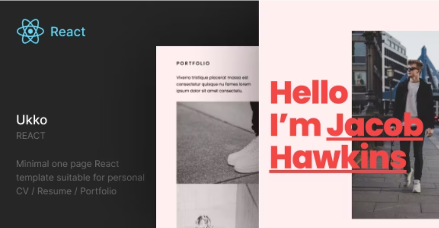 Ukko - React Portfolio Template