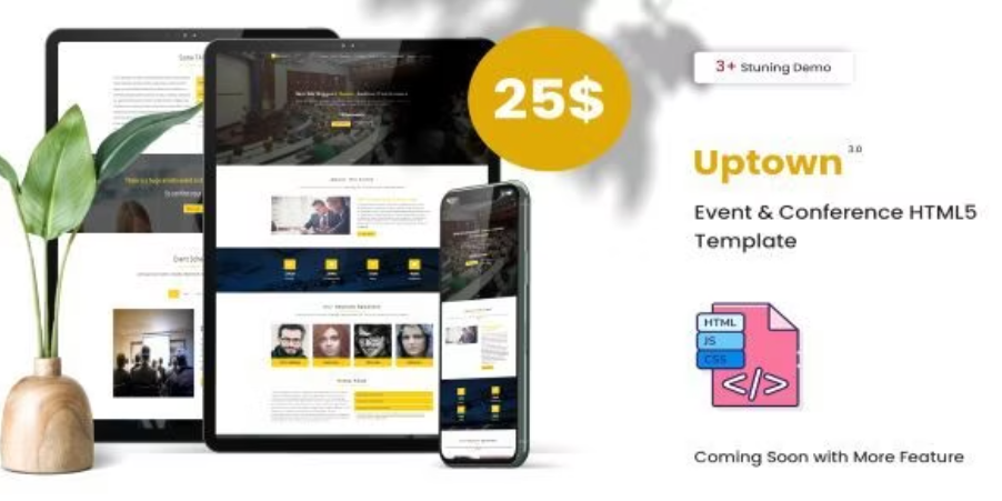 Uptown-Event & Conference Responsive HTML5 Templat
