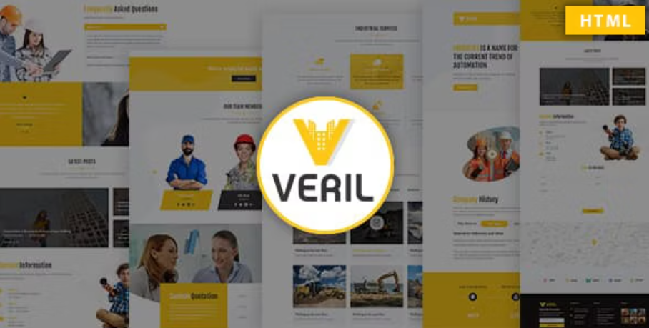 Veril - Construction and Industrial HTML Template