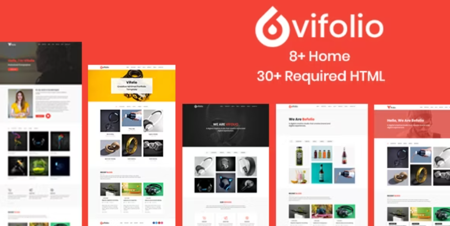 Vifolio - Creative Minimal Portfolio Template