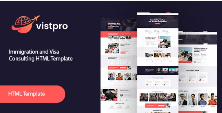 Vistpro - immigration and Visa Consulting Template