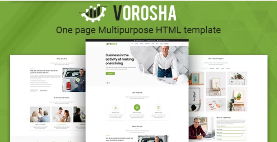 Vorosha - Multipurpose HTML Template