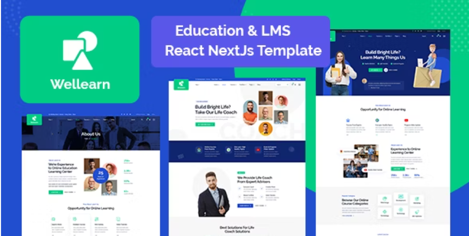 Wellern - Online Courses React NextJs Template