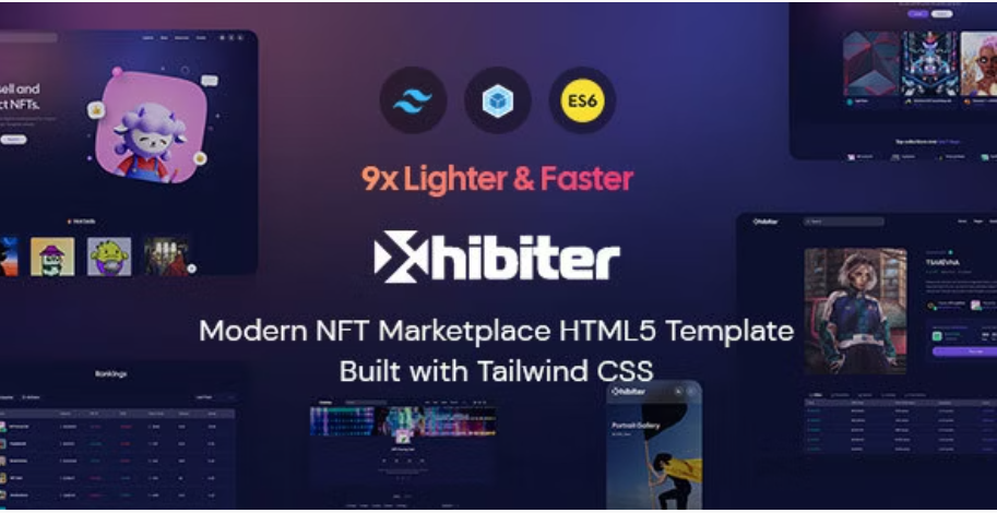 Xhibiter | NFT Marketplace HTML Template