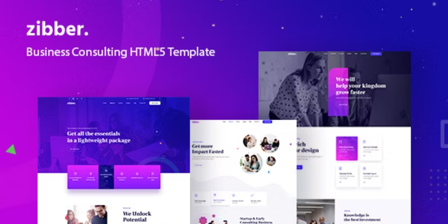 Zibber - Business Consulting HTML5 Template