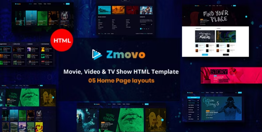 Zmovo - Online Movie Video And TV Show HTML