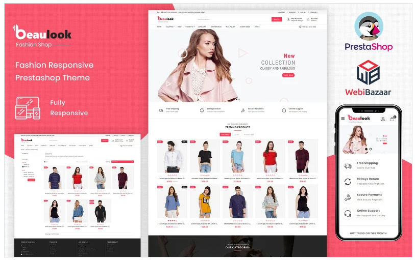 Beaulook -Fashion Accessories PrestaShop Theme