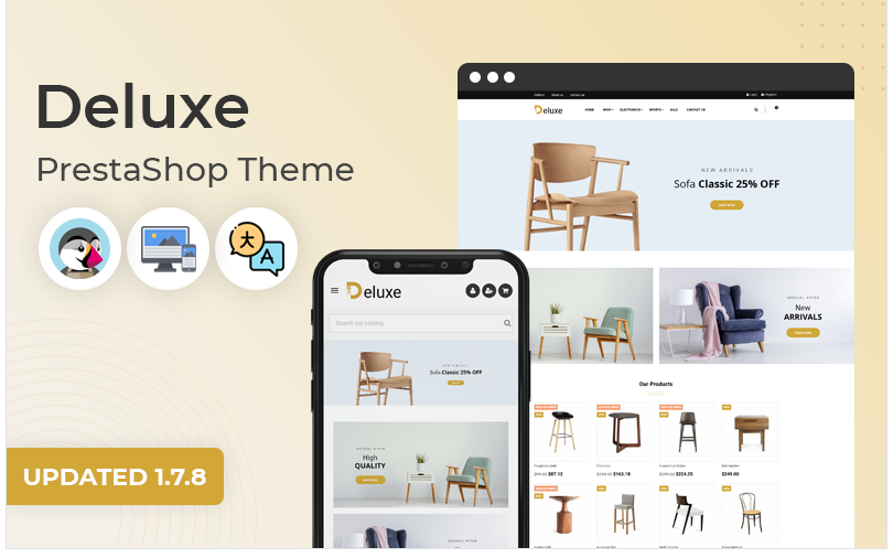 Deluxe - MultiPurpose Responsive Prestashop Theme