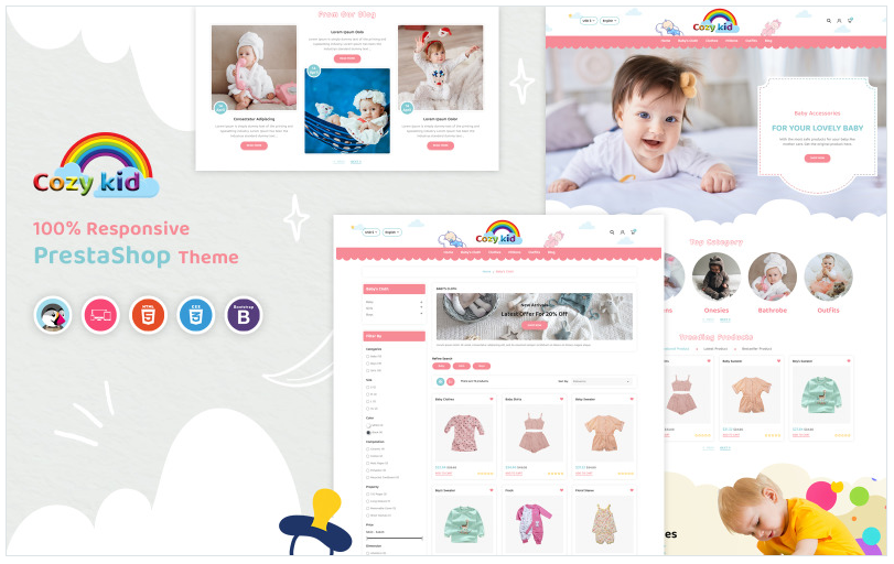 Cozykid - Responsive PrestaShop Template