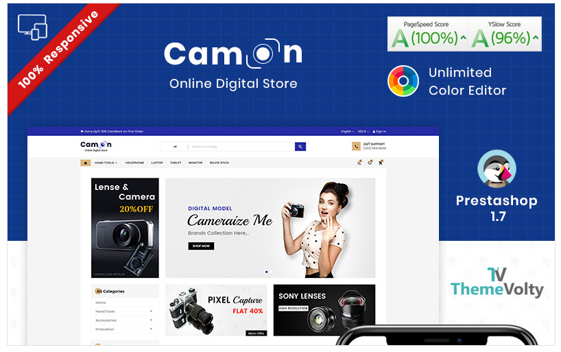 Camon - Electronic Shop PrestaShop Theme