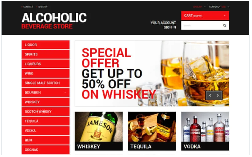 Beverage Planet PrestaShop Theme