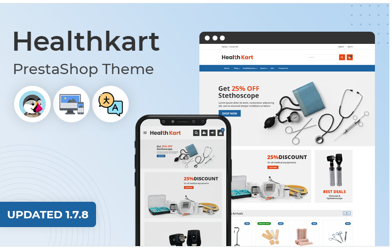 Healthkart – Multipurpose Responsive PrestaShop Theme