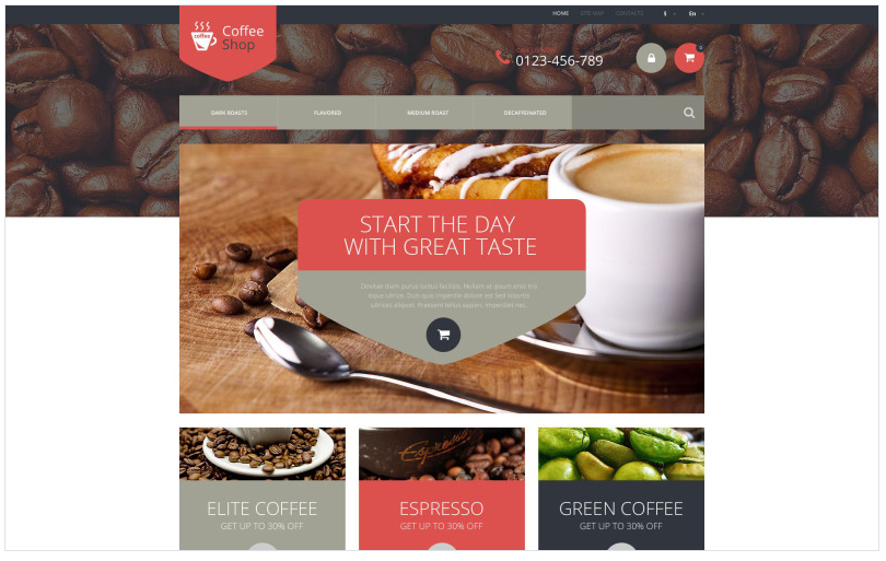 Coffee Store PrestaShop Theme