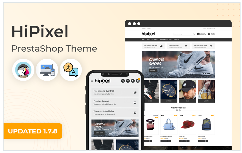 HiPixel - Premium Fashion Responsive Prestashop Theme