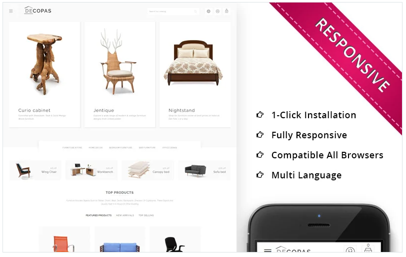 Decopas - The Furniture Store PrestaShop Theme