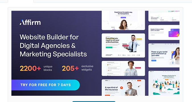 Affirm - Marketing & Digital Agency WordPress Theme