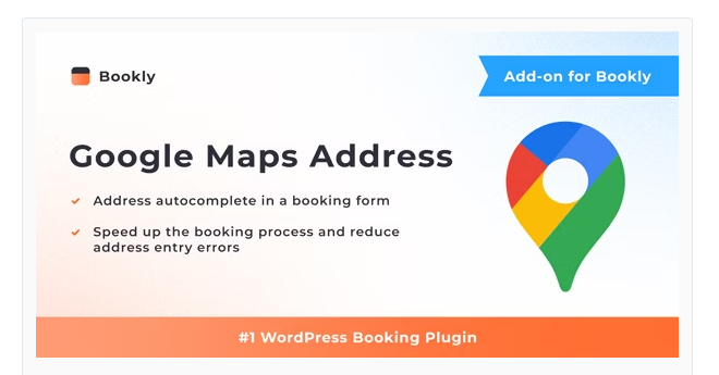 Bookly Google Maps Address (Add-on)