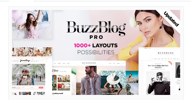 Buzz - Lifestyle Blog & Magazine WordPress Theme