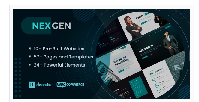 Nexgen - Consulting and Business WordPress Theme