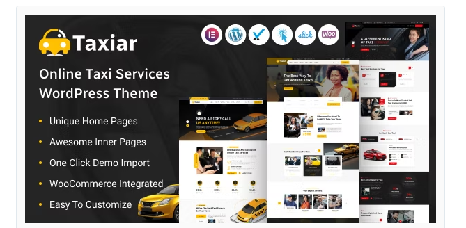 Taxiar – Online Taxi Service WordPress Theme