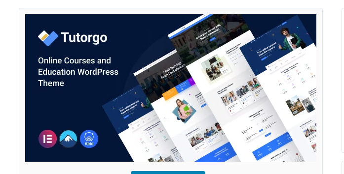 Tutorgo Online Training Education WordPress Theme