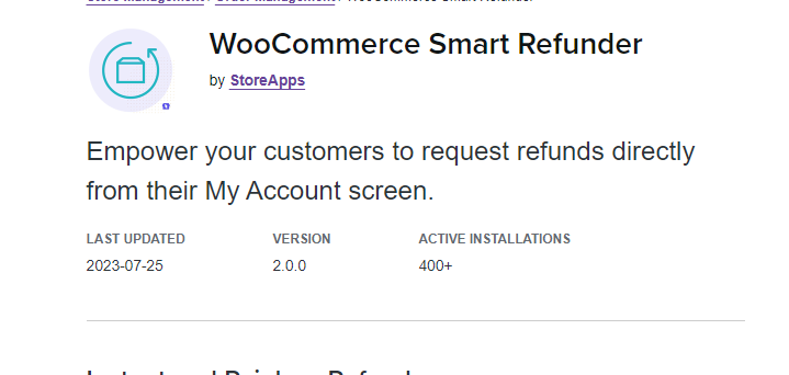WooCommerce – Smart Refunder