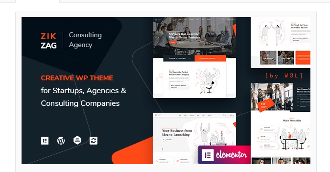 ZikZag – Consulting & Agency WordPress Theme