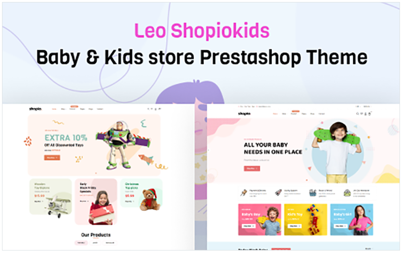 Leo Shopiokids - Baby & Kids store Prestashop Theme